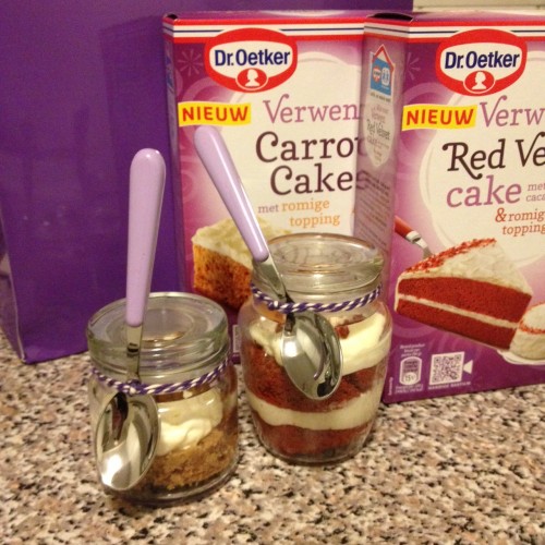 Dr. Oetker Red Velvet Cake en Carrot Cake